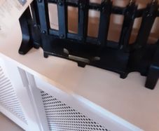 16in black detailed fire front new in box