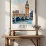 London Wall art print, Travel Art Poster Image 8