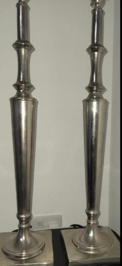 mid century table lamp x2