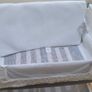 Dark gray bed side cot. Image 6