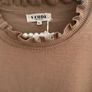 jumper bnwt tan jumper with frilled neckline and blouse style sleeves freesize 12/14 Image 2