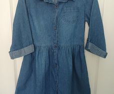 Girls Diamonds & Divas Denim Dress Age 11