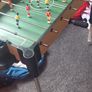 ambassador football and air hockey table like new with box Image 7