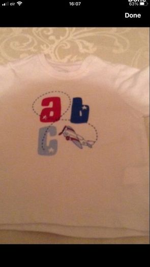 Boys teeshirt 6/9 mths