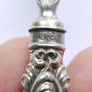 Victorian Fruit Fork Silver Jacobs Shell Ornament Monogram JG Circa 1880 Fork 13,9g Image 9