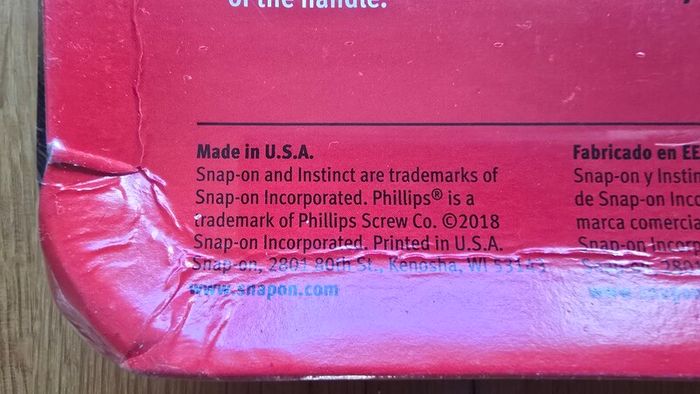 Snap-On 10 piece screwdriver set Brand new unused