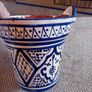 glazed terracotta wall planter Image 3