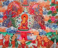 Tibetan Buddhist Thangka Wall Hanging