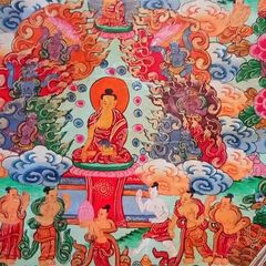 Tibetan Buddhist Thangka Wall Hanging