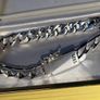 Vintage Sterling Silver Cuban Link Bracelet Image 5