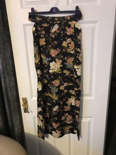 zara maxi skirt