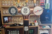 full home bar setup