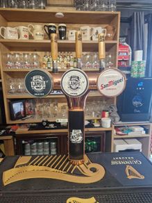 full home bar setup