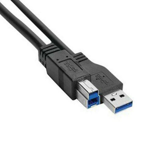 Dell 1.8m USB 3.0 Type A to B Cable Black Monitor Dock 6ft