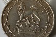1903 Rare Year Silver Edward VII Shilling