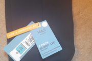 Trousers Boys Marks and spencer 2 pack Navy school skinny leg BNWT  5-6 years