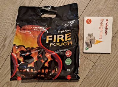 Fire Pouch 4kg + 24 Firelighters