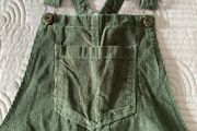Pinafore dress - Age 11/12 - Green Cord