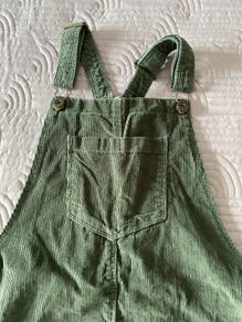 Pinafore dress - Age 11/12 - Green Cord