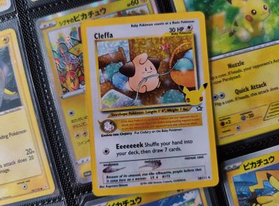Cleffa ! Holo Rare ! from Celebrations Set ! 25th Anniversary ! 2021 ! Pokemon Card !