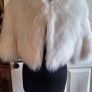 United Colours of Benetton White Faux Fur Jacket Image 6