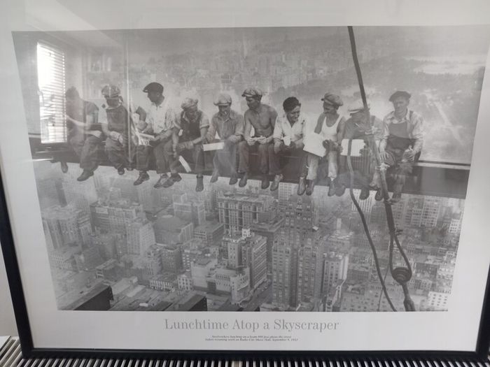 Skyscraper and afternoon framed pictures
