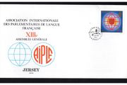 1983 Jersey 13th General Assembly of AIPLF (Association Internationale Des Parlementaires De Langue Francaise) Stamps First Day Cover (FDC)