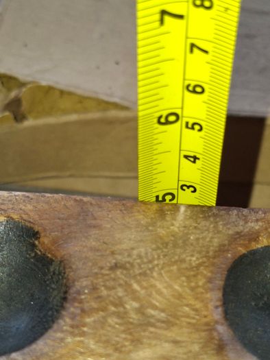Vintage Very Large Solid, Natural Mango Wood Dice Postage Available or Collection