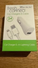 Car Charger with Lightning Cable (made for iPhone)