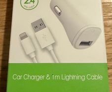 Car Charger with Lightning Cable (made for iPhone)