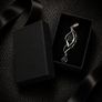 Vintage 925 Sterling Silver & Dark Smoky Quartz Pendant Image 2