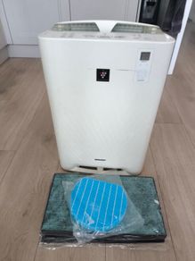 Sharp KC-A60EU-W Air Purifier & Humidifier with Plasmacluster + Brand New Extra Filters