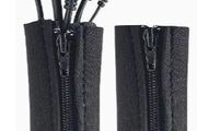 Zipper Cable Sleeve By Wrap-It Storage - 91.44cm X 10.16cm (2-Pack) Black, Protector For Desk, Computer, TV Cord Management, new, unopened.
