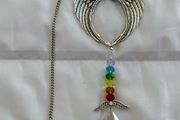 Angel Wing Crystal Suncatcher