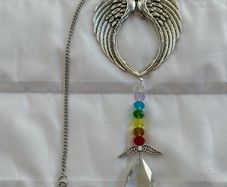 Angel Wing Crystal Suncatcher