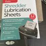 home shredder + oiled sheets Image 2