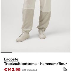 Lacoste pants tracksuit trousers brand new size UK 12/L