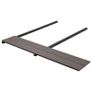 WPC Solid Decking Boards with Accessories 20m(sqr) 2.2m Dark Brown Image 4