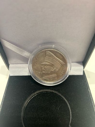 Ww2 Mark German Coin  Hitler Luftwaffe Swastika Nazi Warplane  Reichsmark
