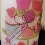 Handmade candle decoupage birthday idea Image 2