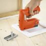 Cordless 4V Nail Gun with Storage Bag & 2,000 Staples, Uses Type 53 Staples & 180 Nails Image 4