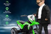 6V Kids Motorbike, Three-Wheel Kids Electric Bike with Horn, Startup Sound for Ages 18-36 Months Green
