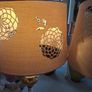 2 x Brass Vintage Candle brass Lamps Image 2
