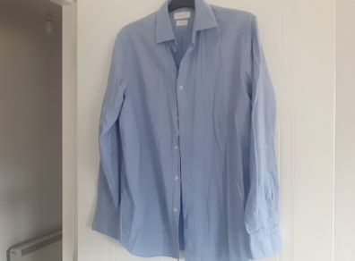 Blue  log sleeve shirt (Massimo Dutti size M)