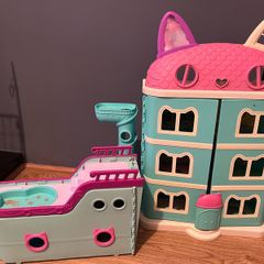 gabby dollhouse and boat