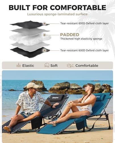 Padded Sun Loungers