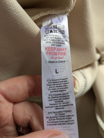 Karen Millen bondage zip new dress