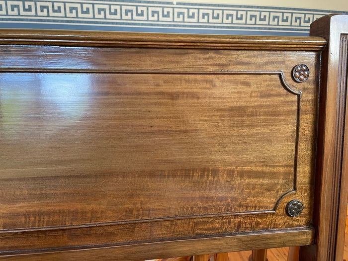Pair of Antique Staples & Co. Mahogany Single Beds (Head & Footboards)
