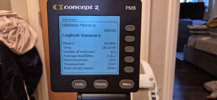 Concept 2 model D rowing machine - PM 5