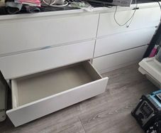 IKEA MALM 6 drawer unit